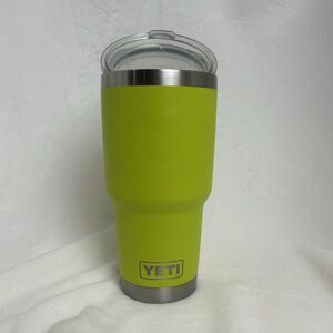 Yeti 30 Rambler Tumbler - Chartreuse Green/Yellow with Lid